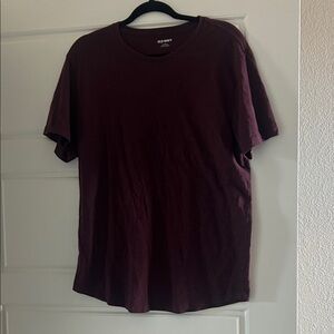 Old Navy Men's Burgundy Short Sleeve Tee